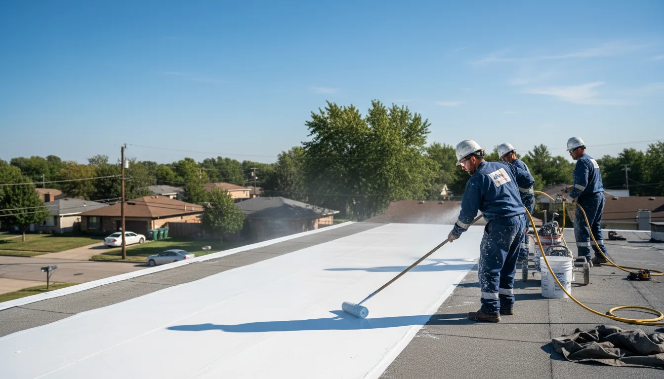 Commercial roof coating in Helena, MO near me